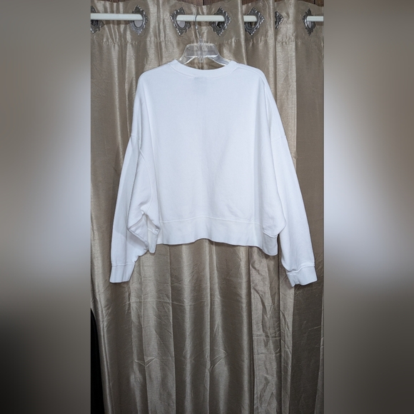 Women's Nike Phoenix fleece cropped sweatshirt size XL loose. - Picture 5 of 6